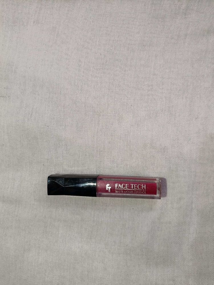 👉 Face Tech Matte Liquid Lipstick – Dark Pink Sha