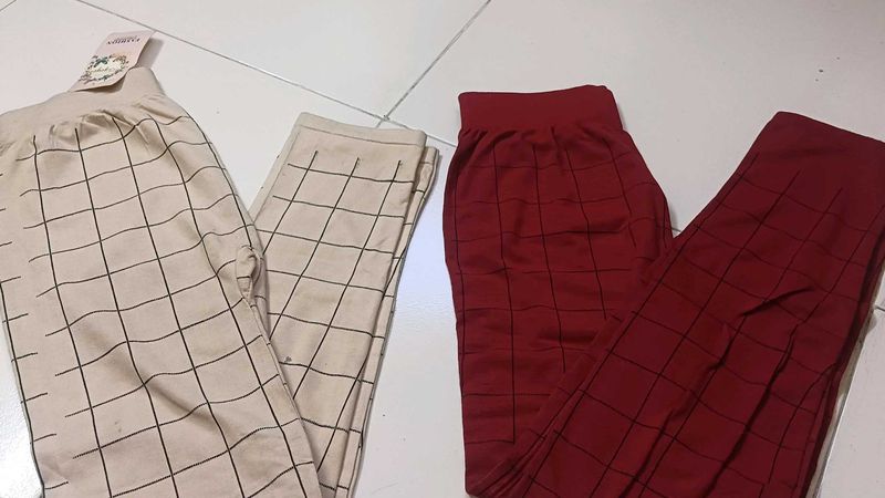 Stylish Checked Leggings - Comfy &amp; Chic
