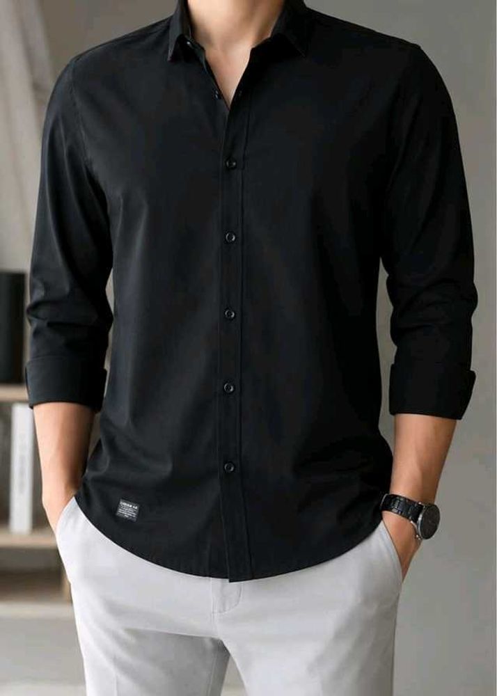Classic Black Men's Shirt
