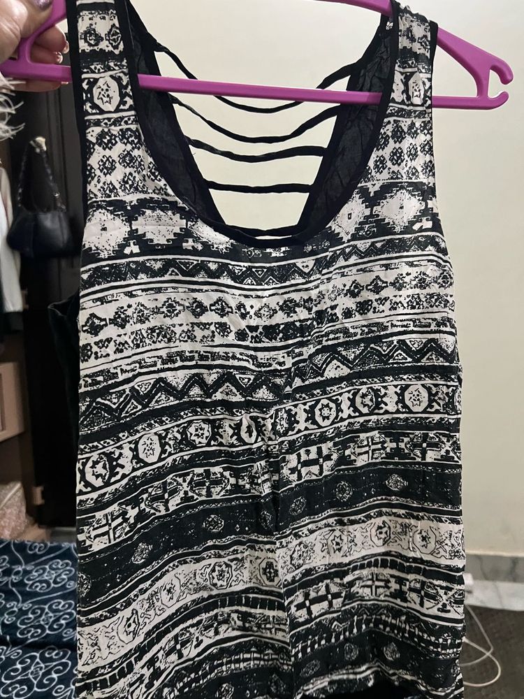 Patterned Tank Top