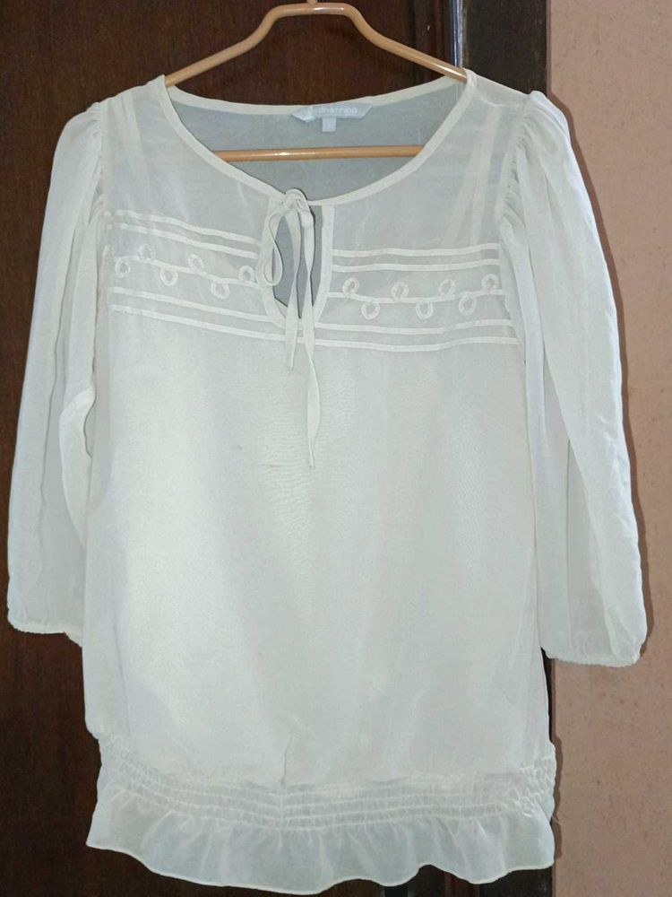 Trending Ruffle Sleeves Top