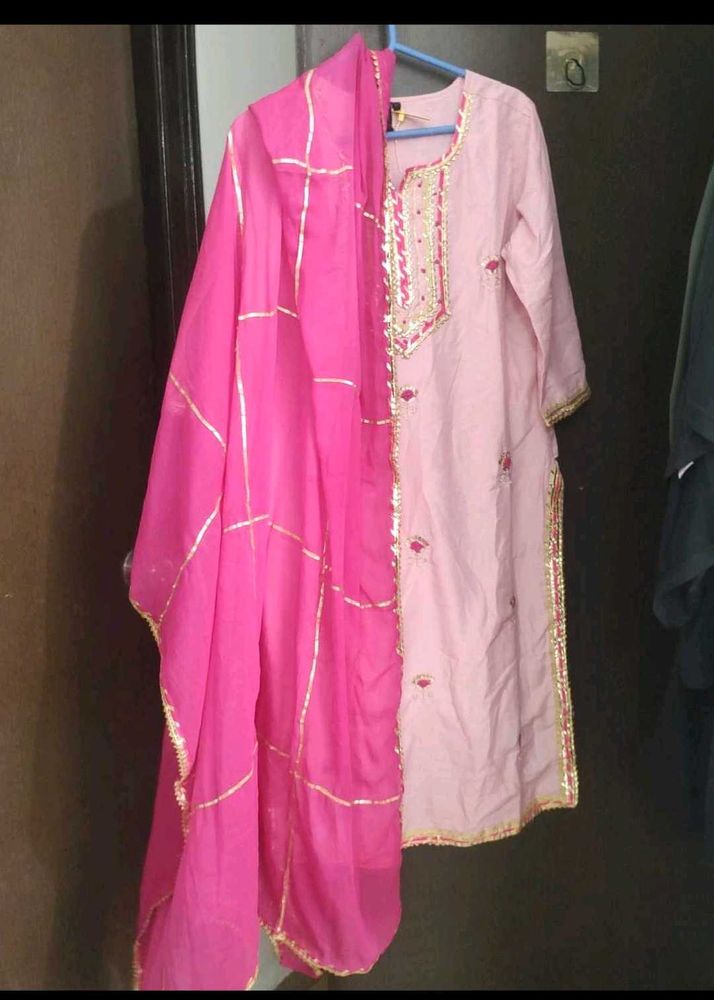 Pink kurta with Dupatta Never Used..... ISHI