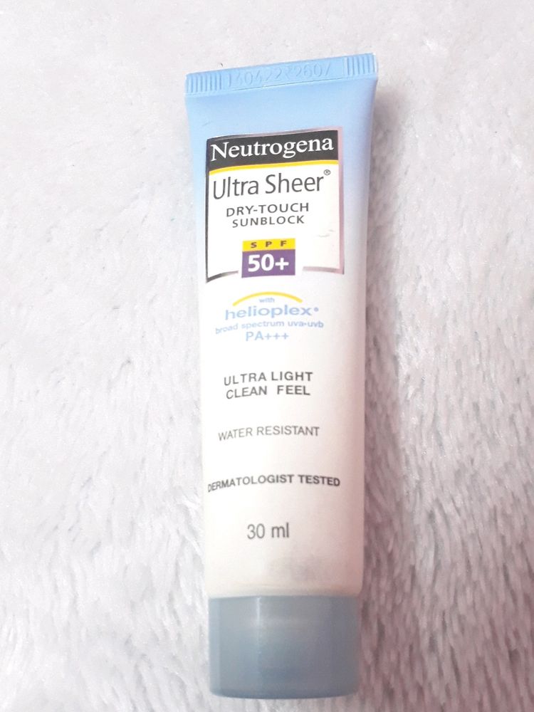 Neutrogena Ultra Sheer Sunscreen SPF 50+ | Broad S