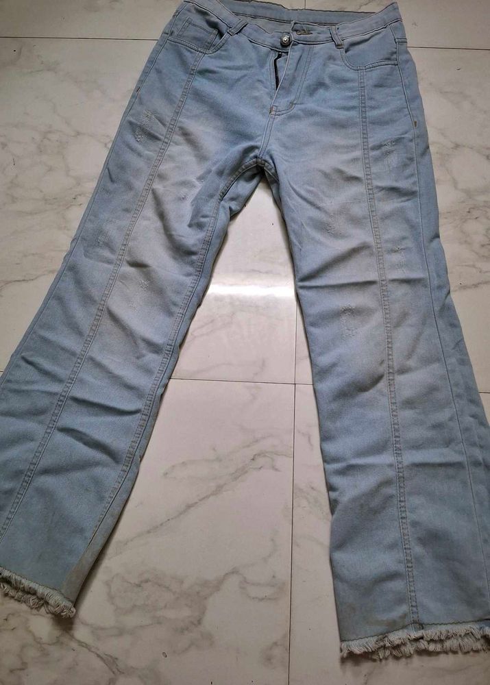 Light Wash Bootcut Jeans