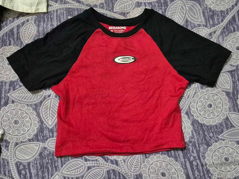 Red &amp; Black Graphic T-Shirt