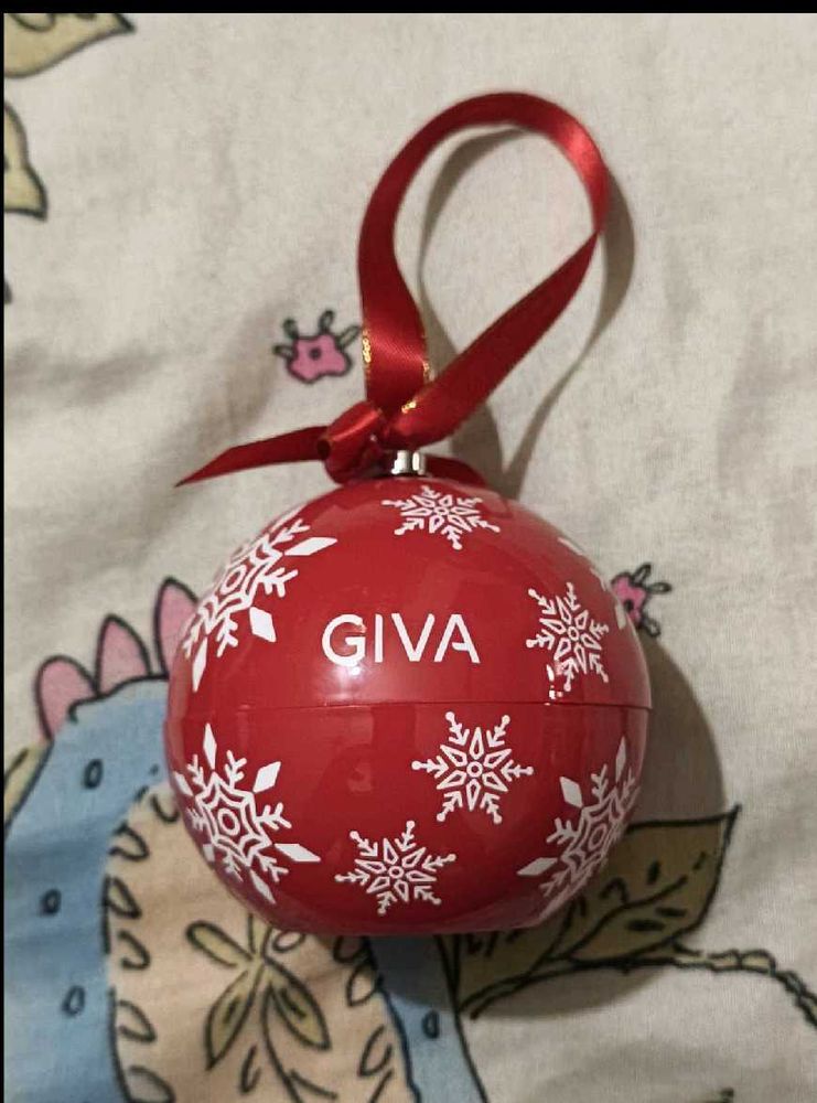 Giva Red Snowflake Christmas Ornament