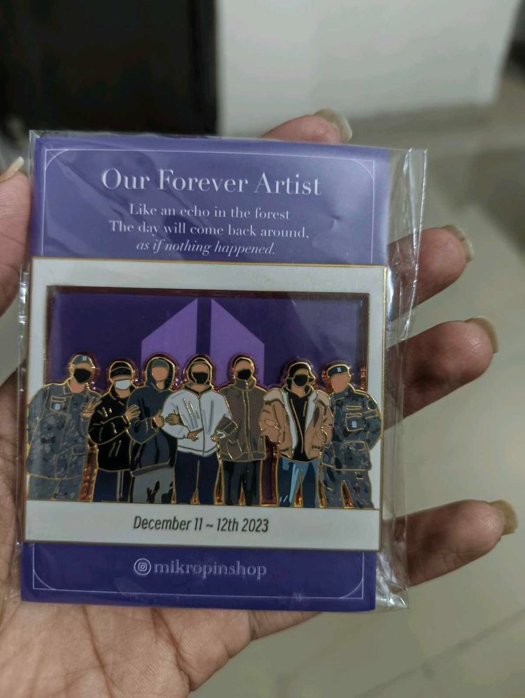 BTS Enamel Pin Set