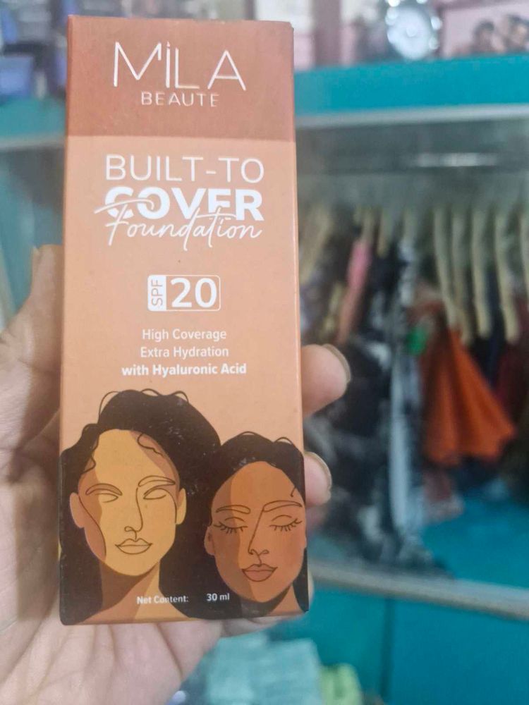 Mila Beaute Built-To-Cover Foundation SPF 20