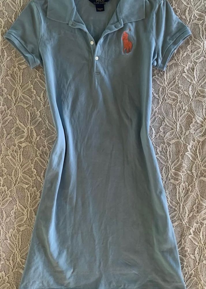 Ralph Lauren Light Blue Polo Dress