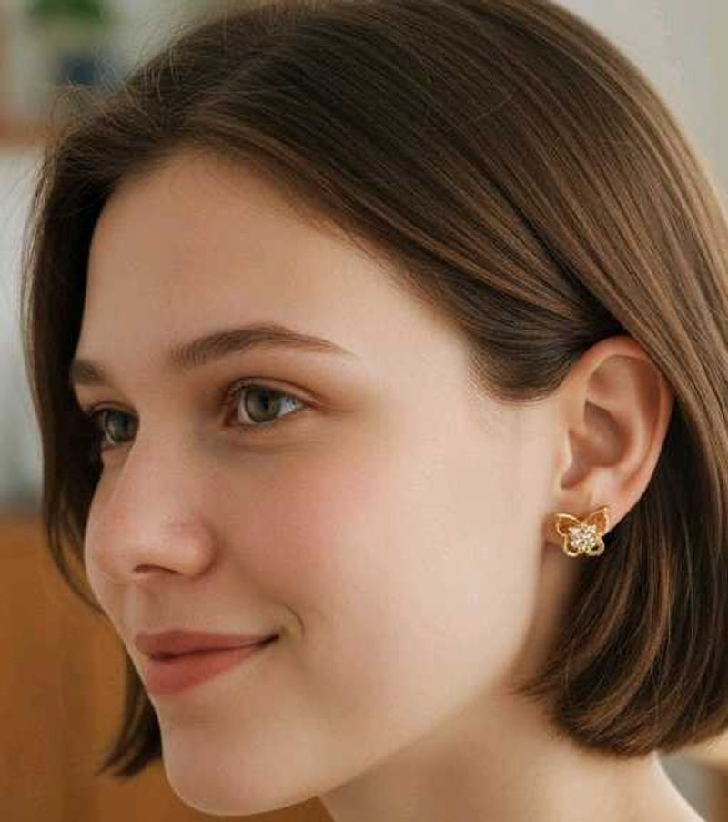 Butterfly Stud Earrings