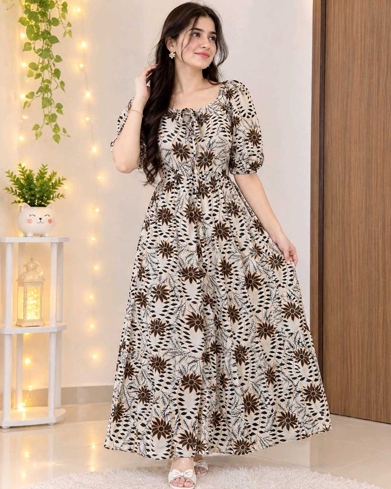 💖Princess Floral Maxi Dress
