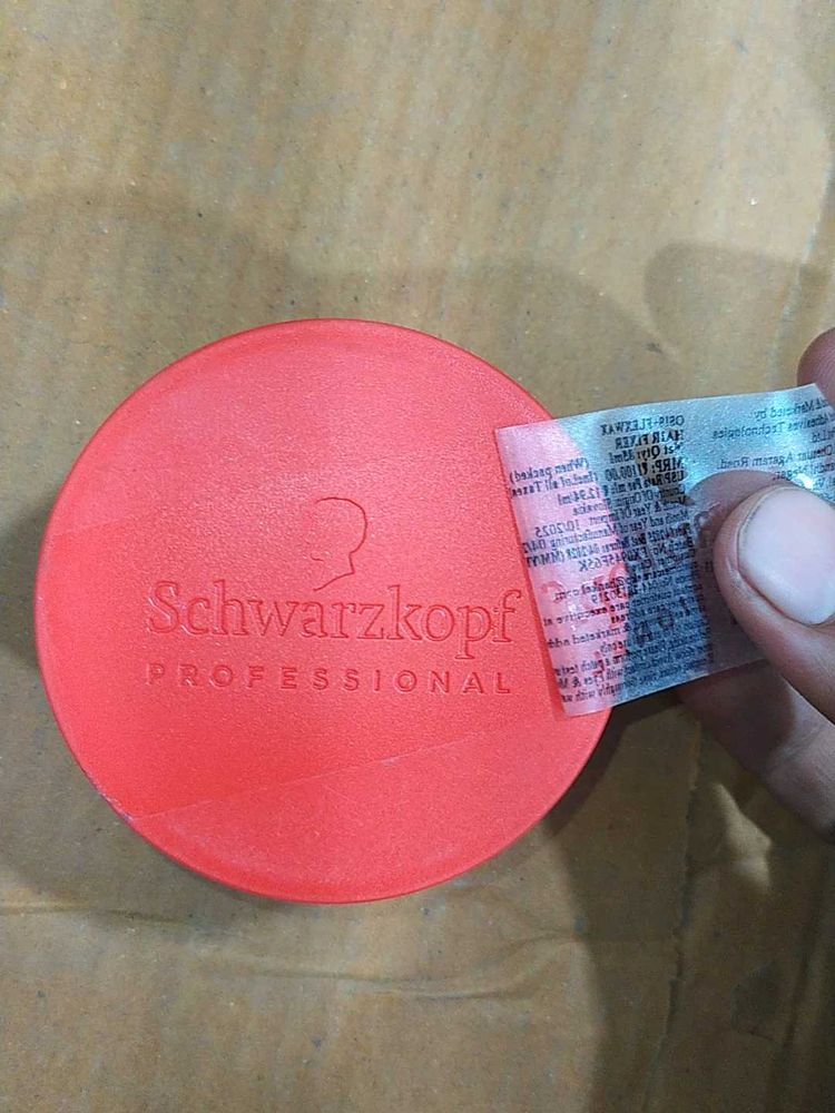 Schwarzkopf professional  dry hair wax