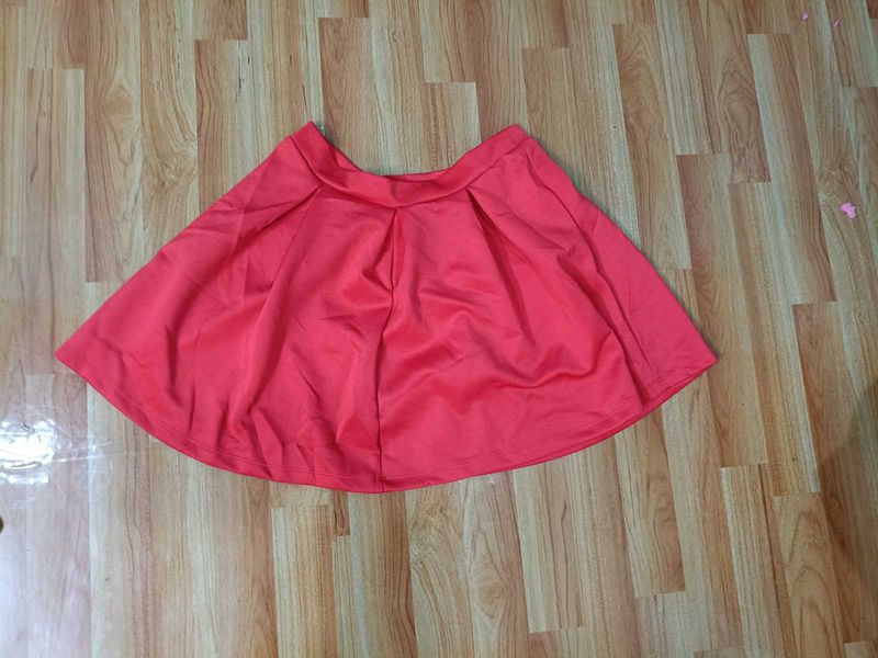 Red Mini Skirt