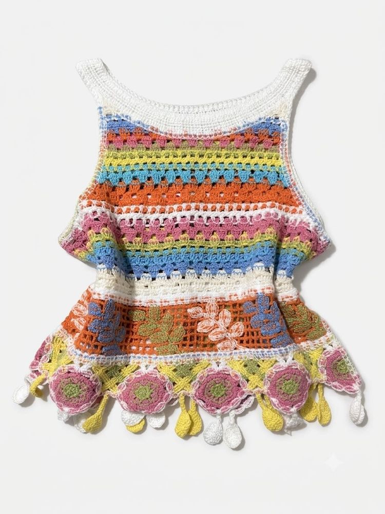 Boho Crochet Tank Top