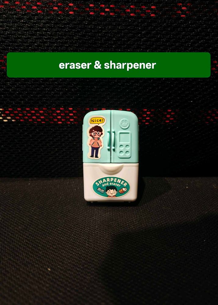 REFRIGERATOR eraser &amp; sharpener