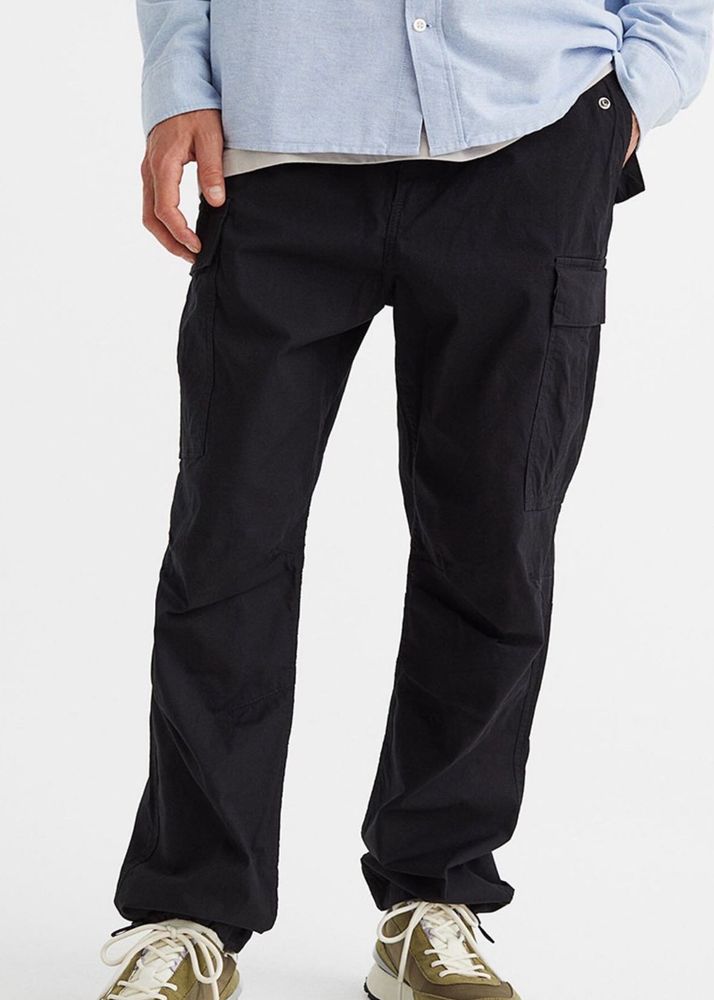 Original H&amp;M Black Cargo Jogger Pants