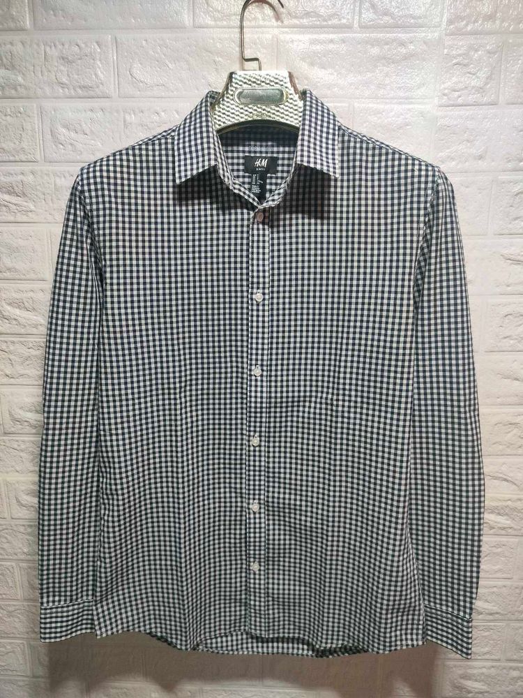 H&amp;M Checked Long Sleeve Shirt