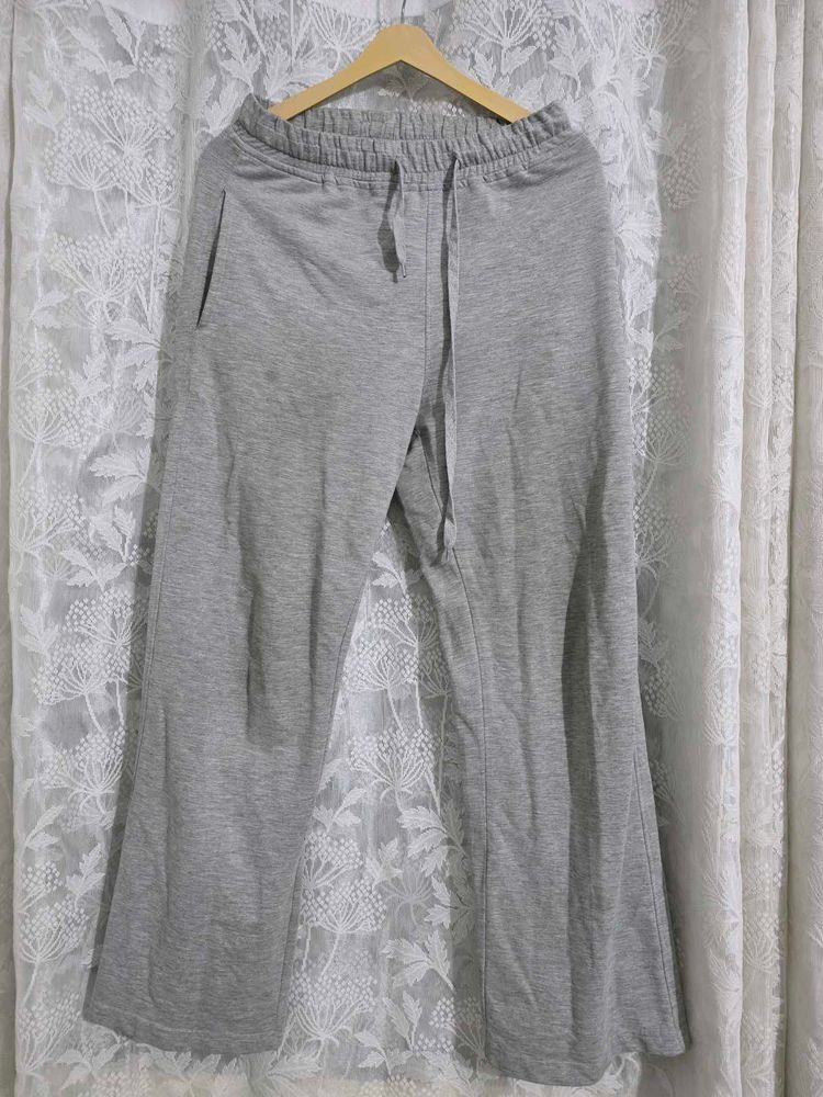 Grey Wide Leg Lounge Pants