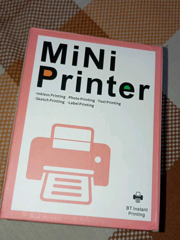 Mini Printer - Inkless Printing