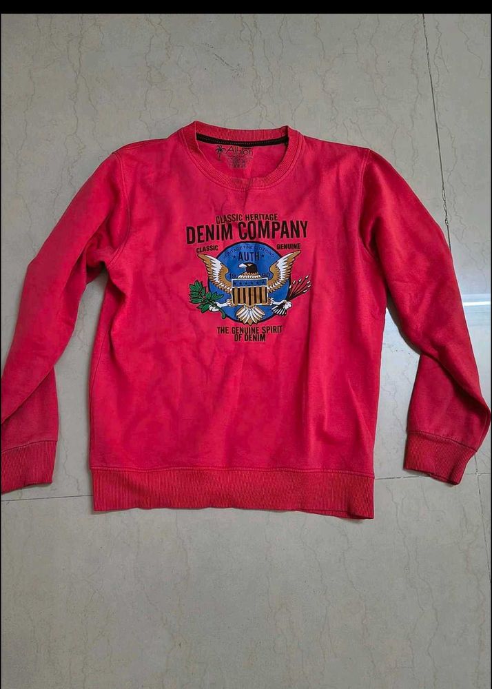 Boys Red Sweatshirt age 10+