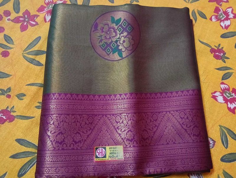 real zari work silk saree