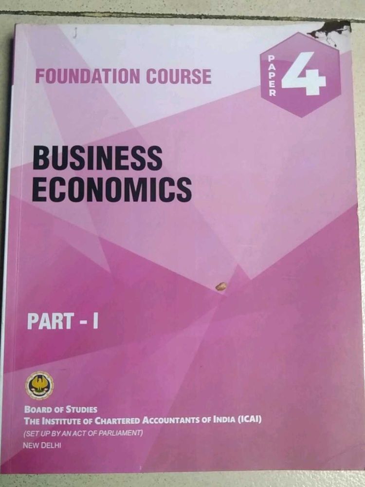 ✨CA Foundation Course Books – Complete book set