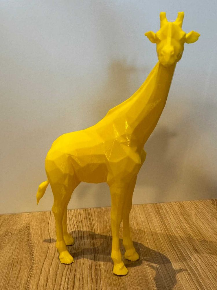low poly giraffe 3d Printed