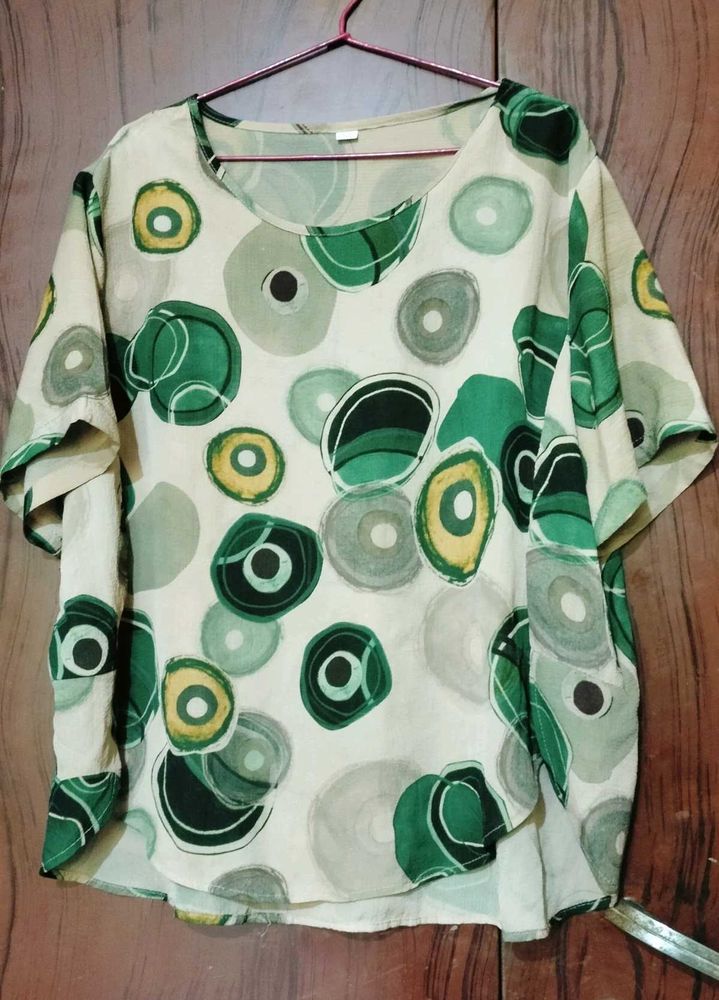 Abstract Print Casual Top