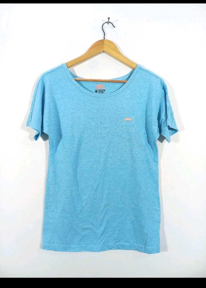 Light Blue Graphic T-Shirt