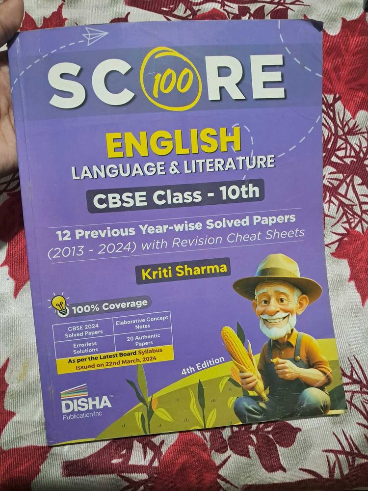 Score 100 English Lang.&amp; Lit. CBSE Class