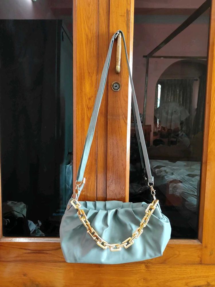 Cute gray sling bag for women