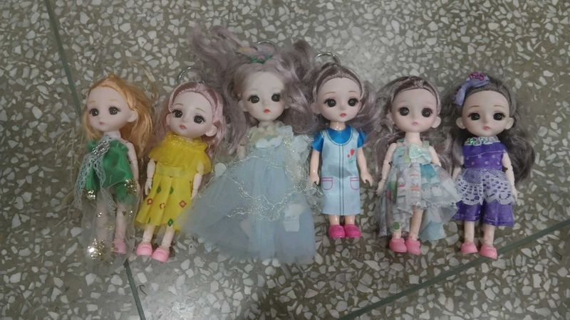 cute dolls movable joints 3d eyes 15 cm 6 inc