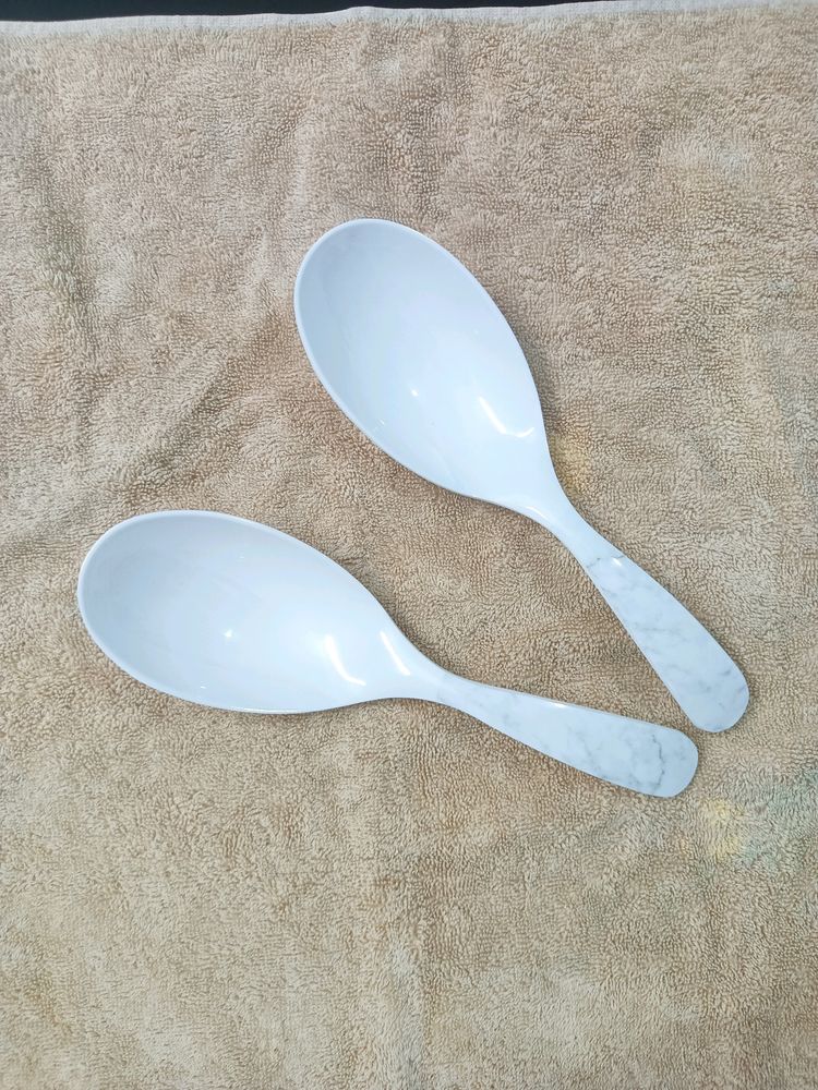 Melamine Serving Spoon Long Handled (Pack Of 2)