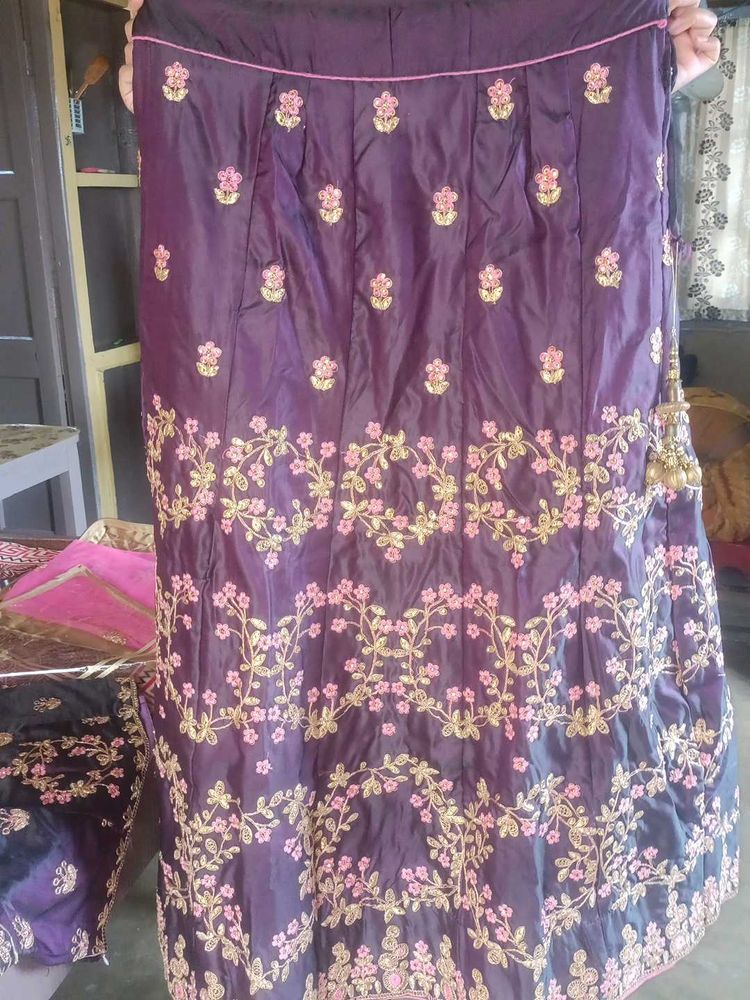 Beautiful Embroidered Lehenga Skirt