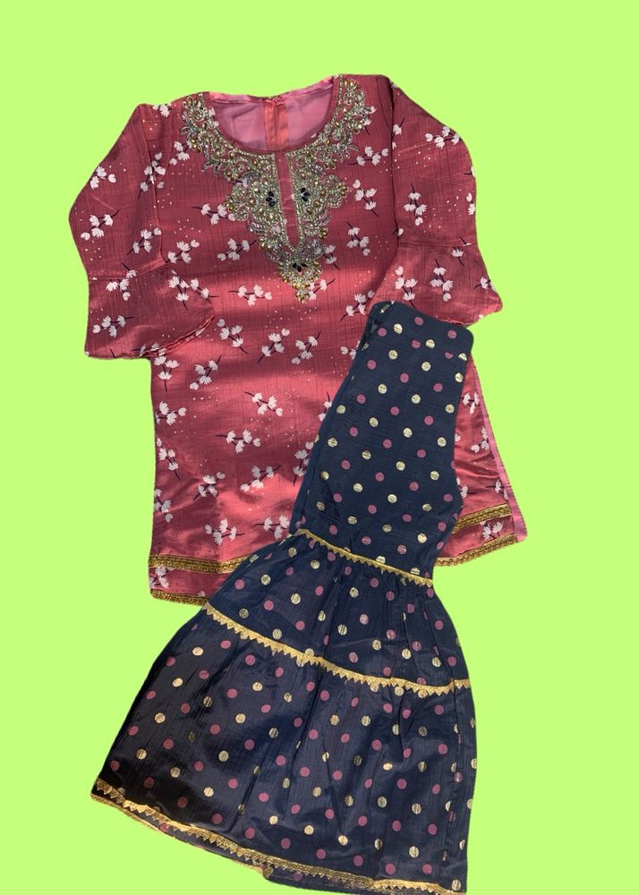 Girls Sharara Suit With Dupatta