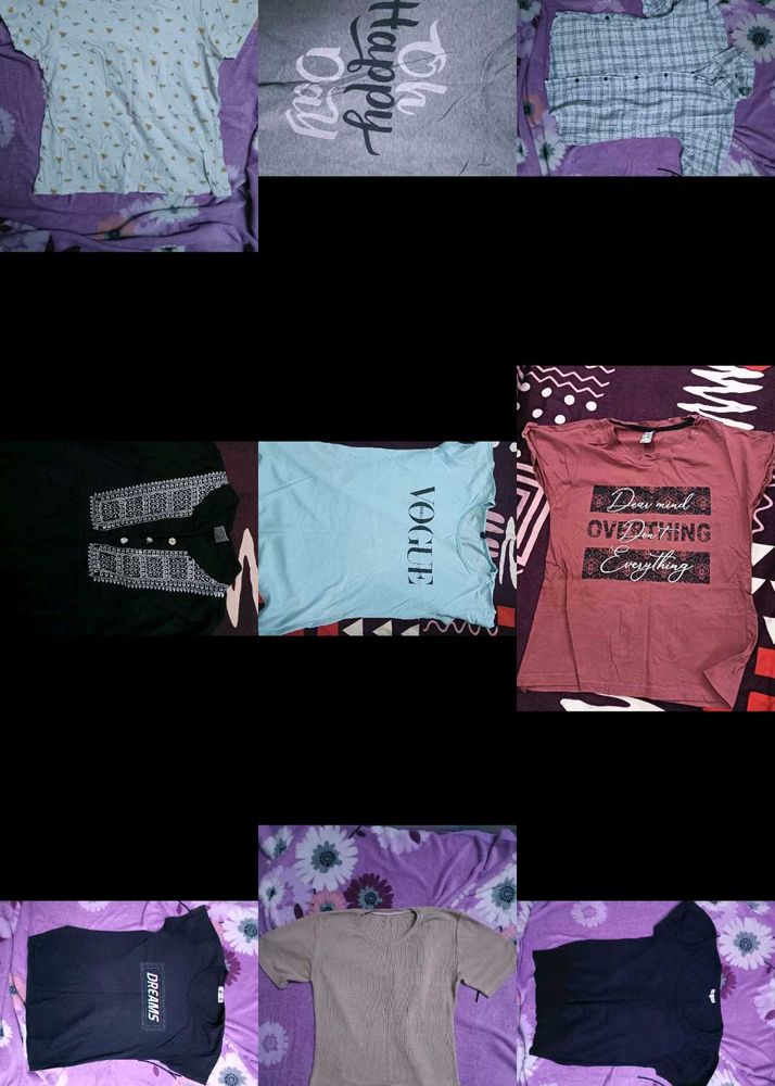 pack of 9 tshirts ( women )