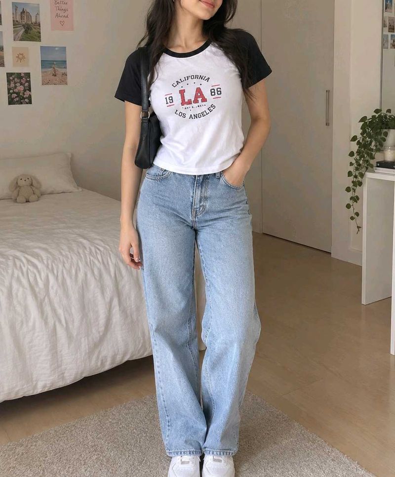 LA College League Graphic T-Shirt
