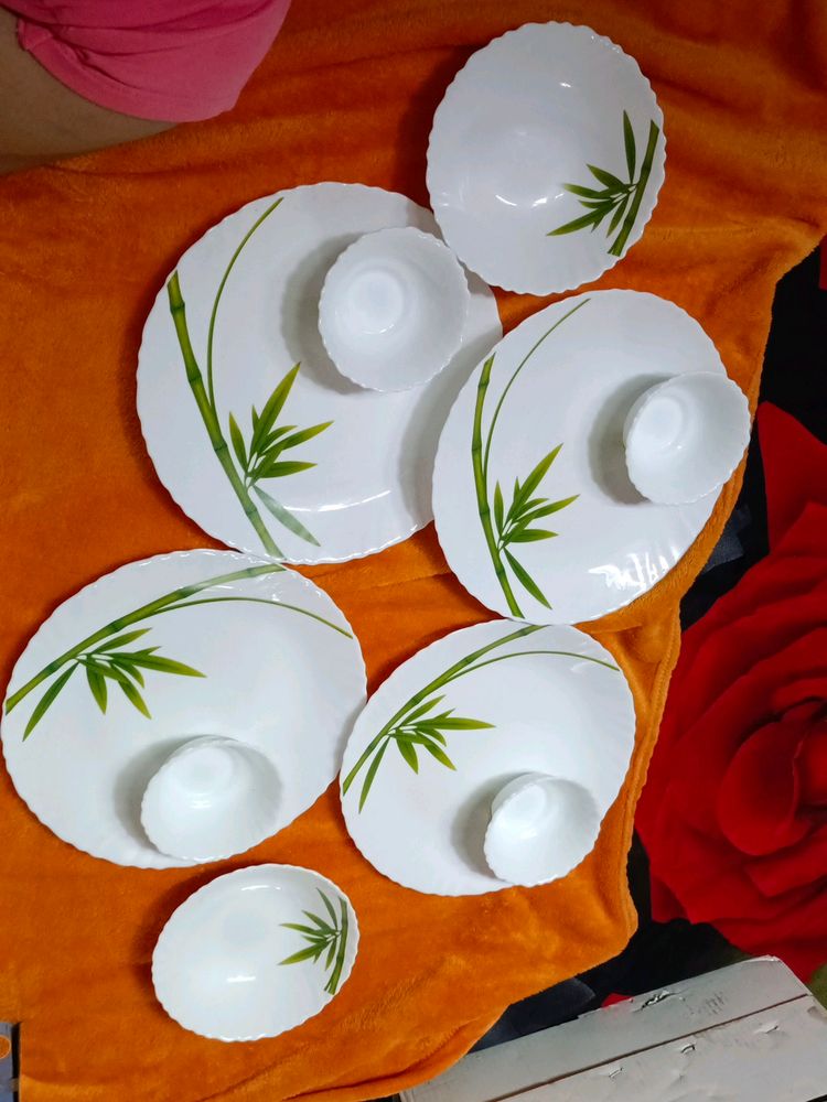 Dinner Set ( Plate,Small And Big Bowl)