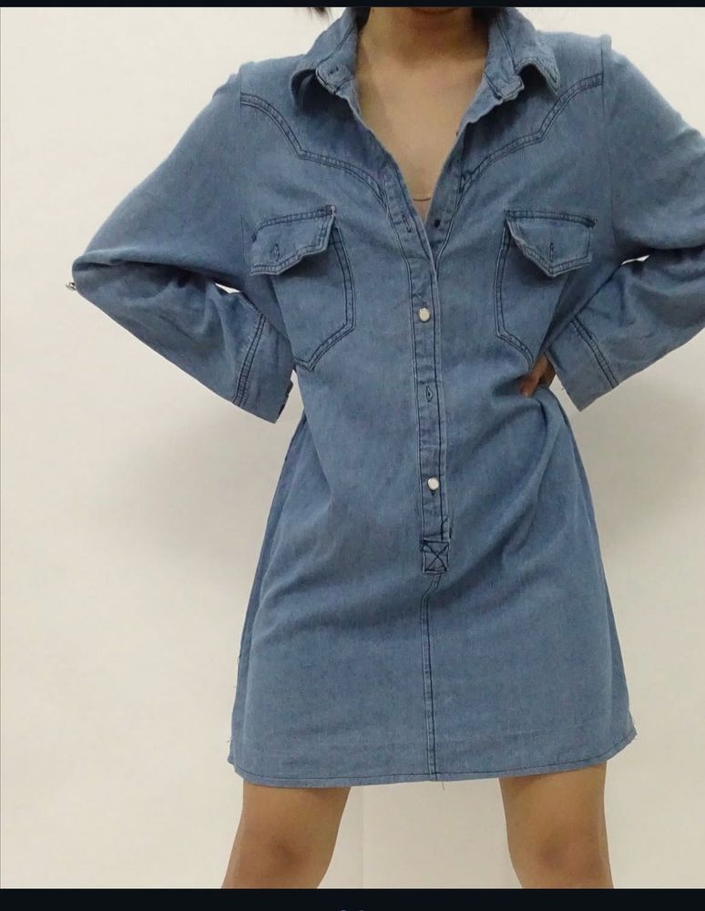Denim Shirt Dress