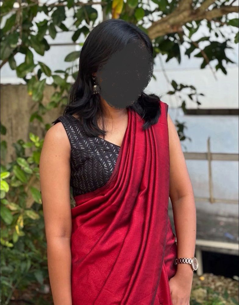Stunning red sari