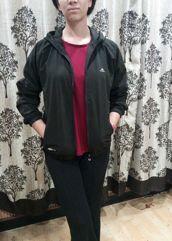 Black Hooded Jacket