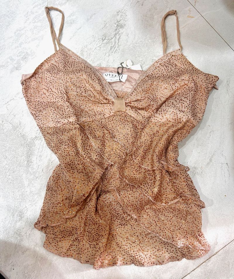 Chic Ruffled Camisole Top
