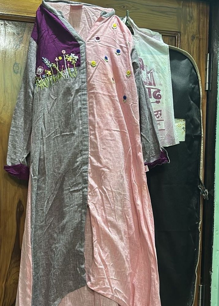 Unique Embroidered Long Kurta