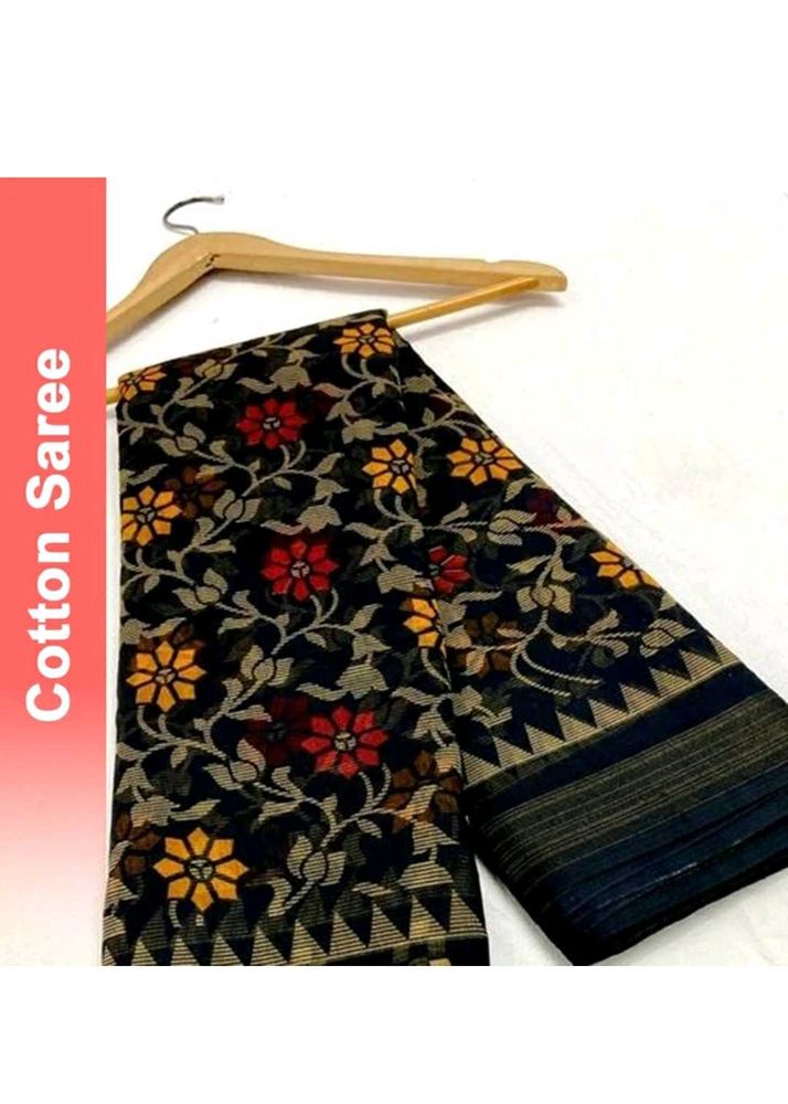 Floral Cotton Saree