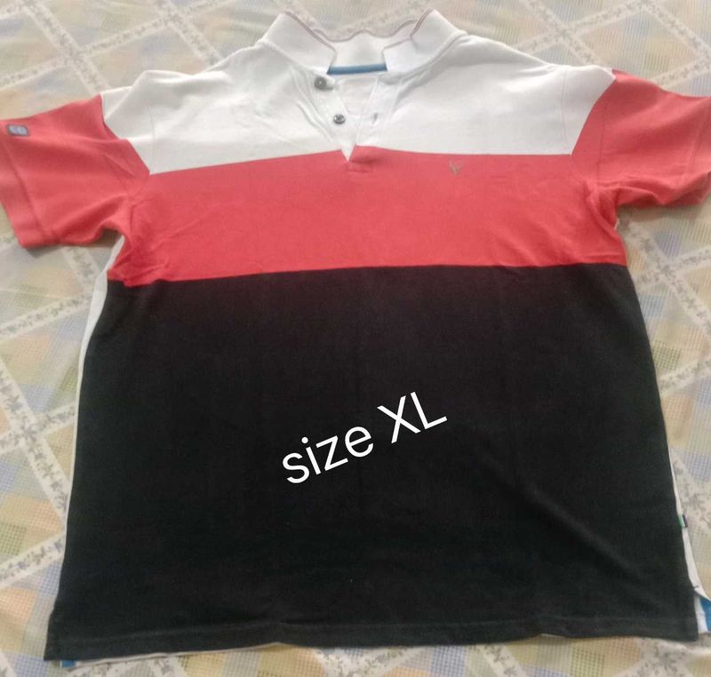 Men's Colorblock Polo T-Shirt