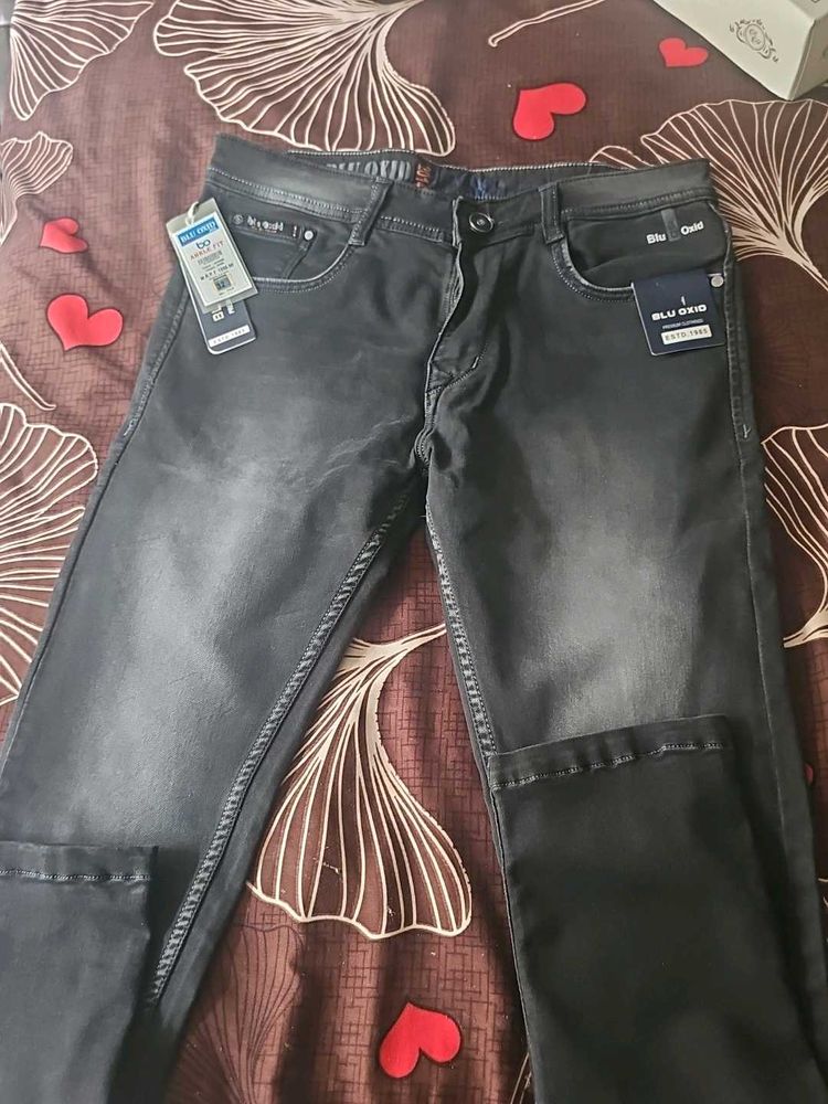 charcoal black jeans pant on 50% off