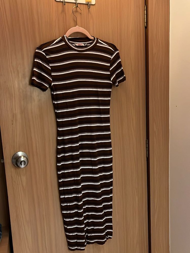 Striped Midi Dress