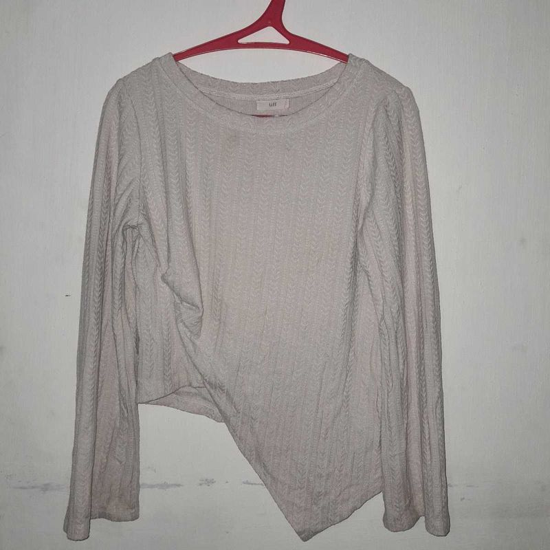 Women's Asymmetrical Knit Top