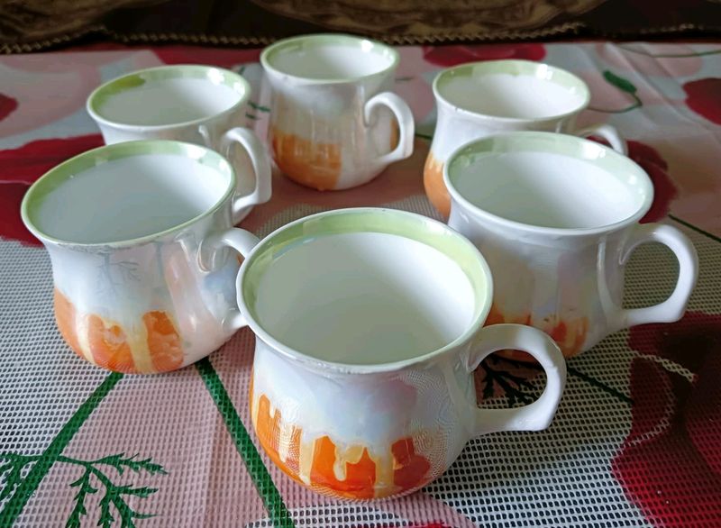 Tea Cup Set Of 6 Piecea