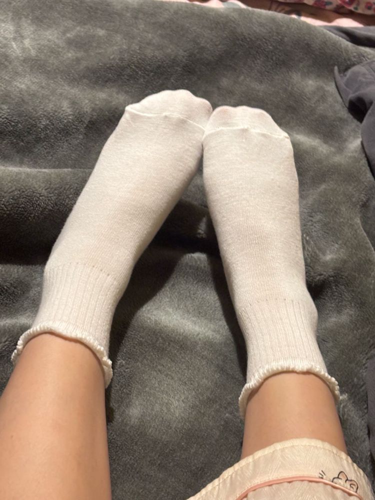 used white socks